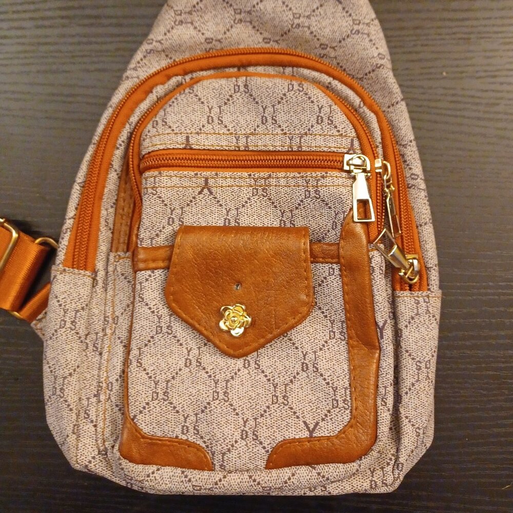 Classic Pattern Sling Bag, Multifunctional Chest … - image 3